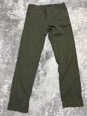 Treasure & Bond Olive Slim Straight Pants